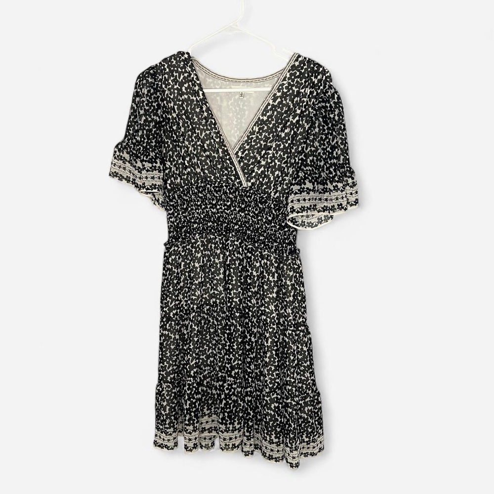 Max Studio Black and White Mini Dress